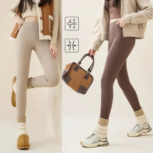 Autumn Winter Rabbit Fleece Leggings