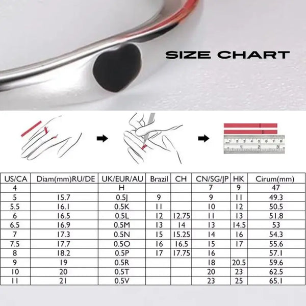 Pure 925 Sterling Silver Rings For Women