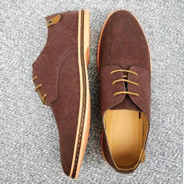 Leather Oxford Casual Shoes.