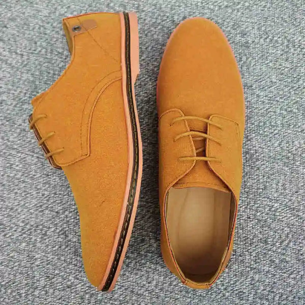 Leather Oxford Casual Shoes.