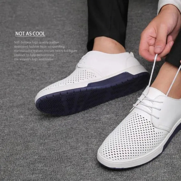 Summer Casual Leather Shoes.