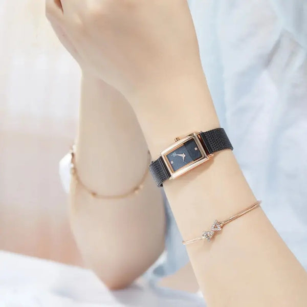 Luxury Rectangle Quartz Wristwatch