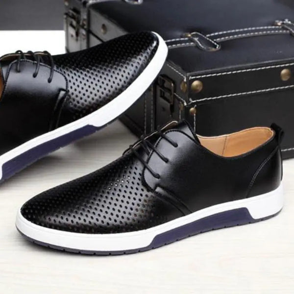 Summer Casual Leather Shoes.