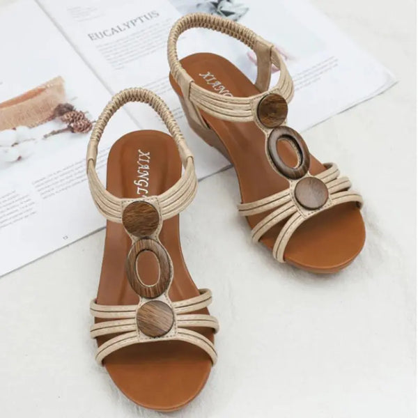 Summer Wedge Sandals.