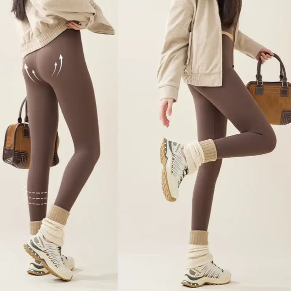 Autumn Winter Rabbit Fleece Leggings