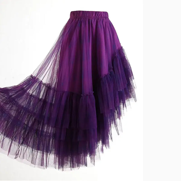 Mesh Casual Skirt