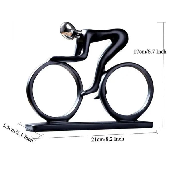 Bicycle Rider Statue