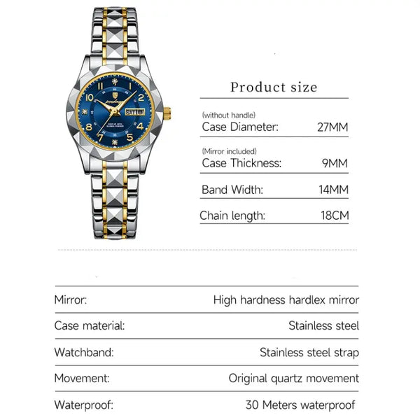 Waterproof Dress Watch for Female