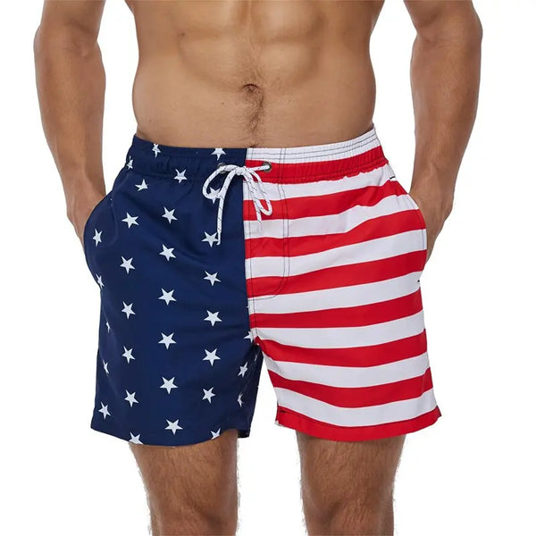 Drawstring Swimwear For Men
