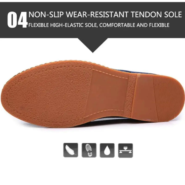 Leather Oxford Casual Shoes.