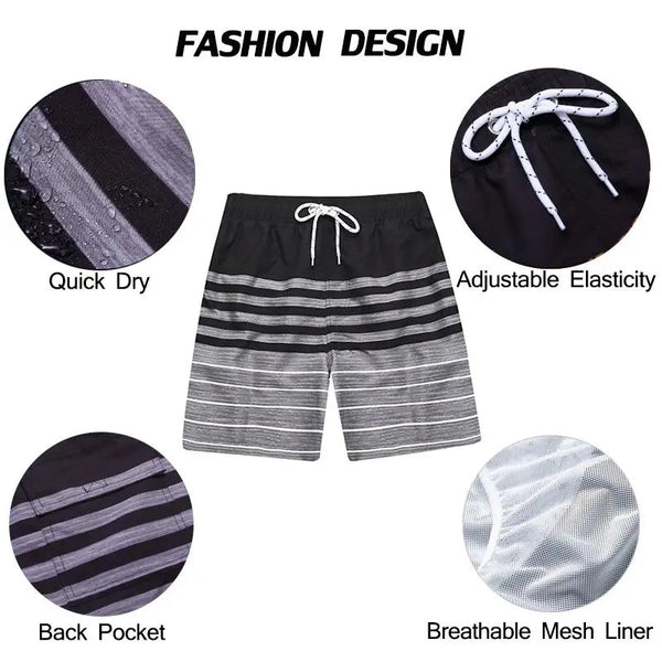Drawstring Swimwear For Men