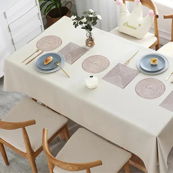 New Printed Waterproof Tablecloth