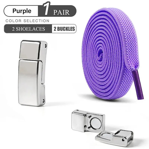 Elastic Shoelaces Without Ties