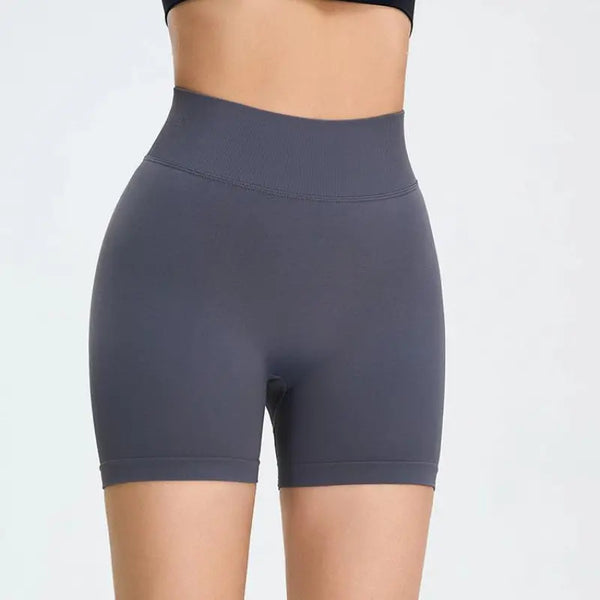 Seamless High Waist Sports Shorts