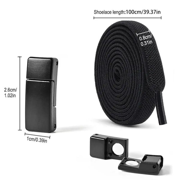 Elastic Shoelaces Without Ties