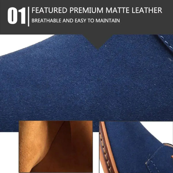 Leather Oxford Casual Shoes.