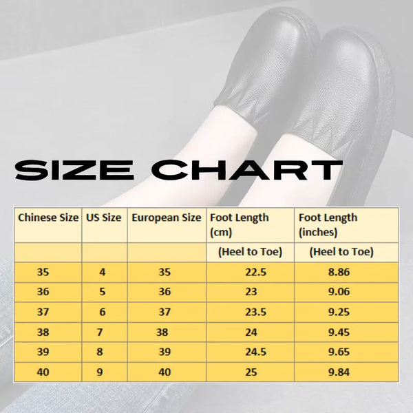 Authentic Leather Flat Shoes