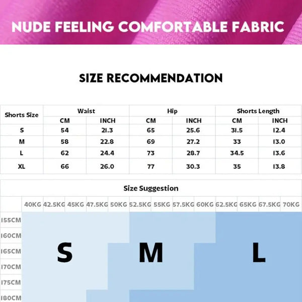 Seamless High Waist Sports Shorts