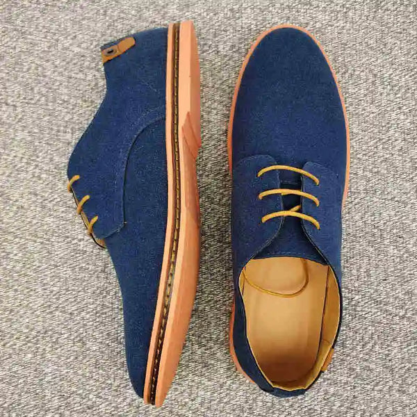 Leather Oxford Casual Shoes.