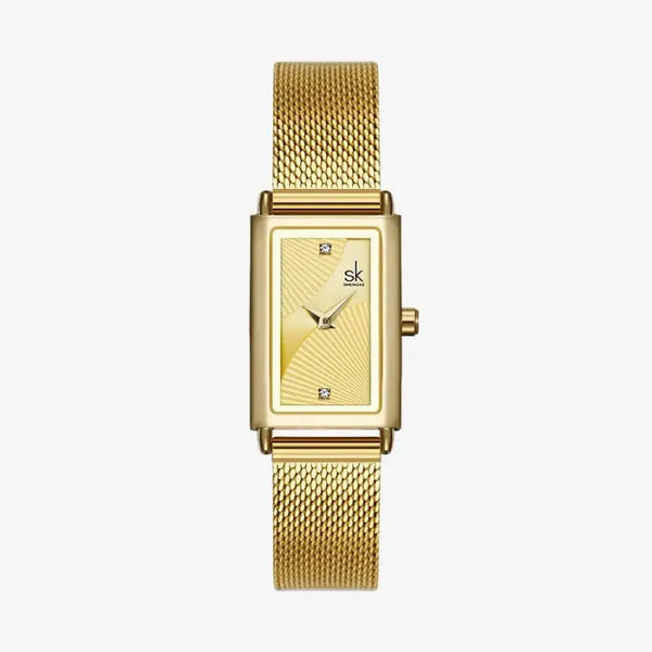 Luxury Rectangle Quartz Wristwatch