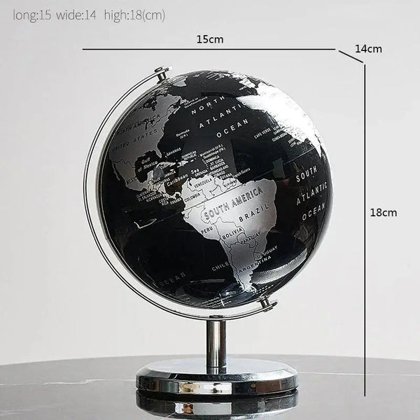 Rotating World Globe with Stand