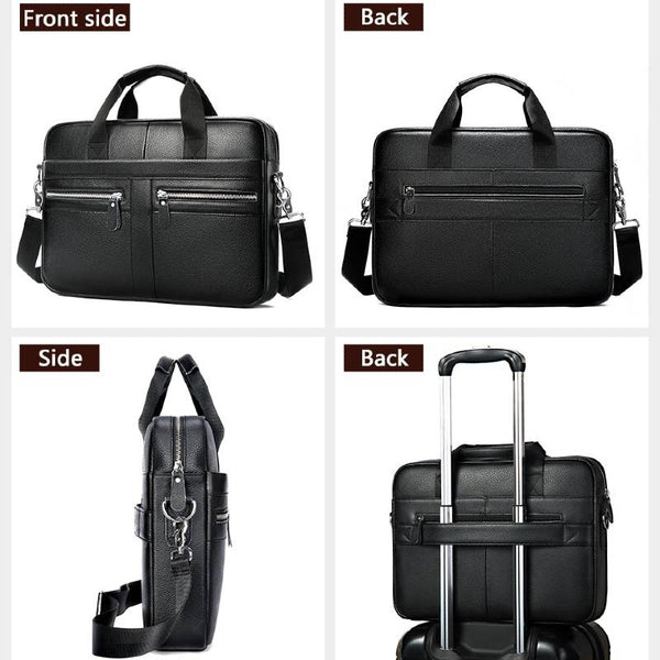 Men's Genuine Leather Briefcase.