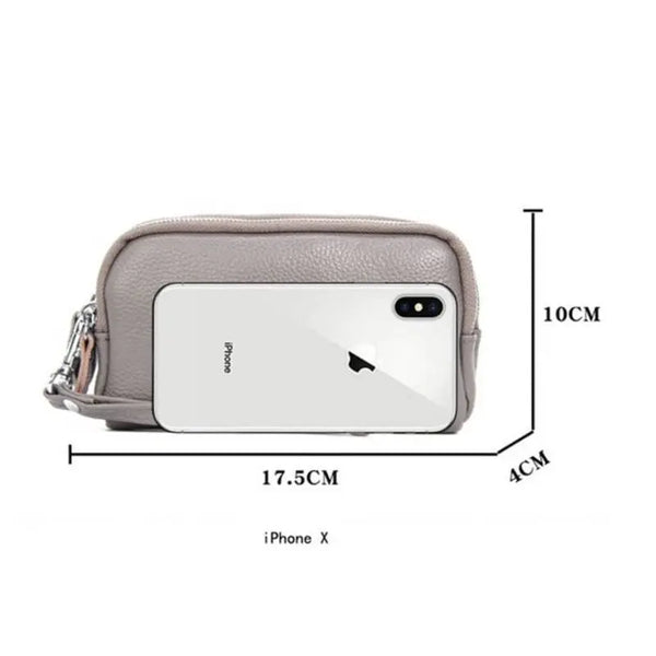 Genuine Leather Wristlet.