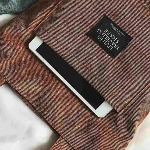 Corduroy Shoulder Bag.