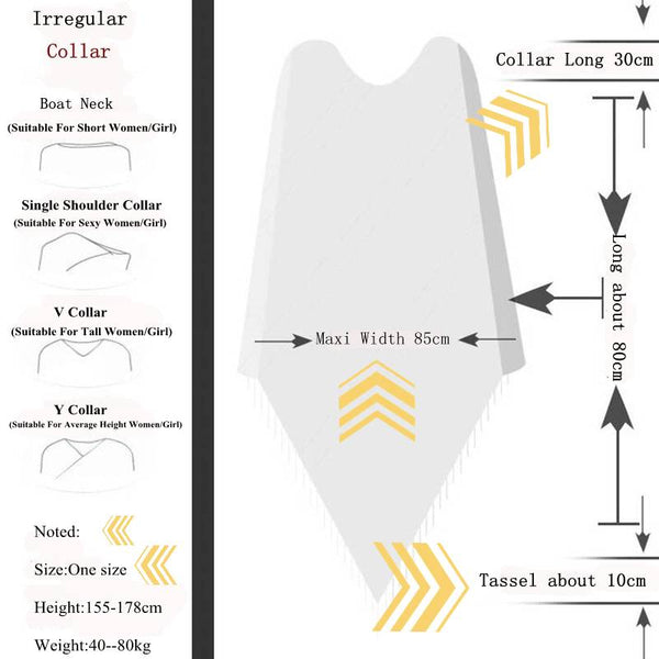 Casual Striped Cloak