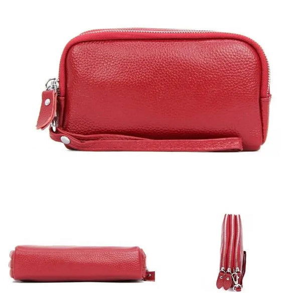 Genuine Leather Wristlet.