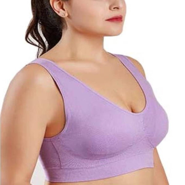 Comfortable Seamless Brassiere With Pads for Ladies.