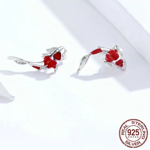 Koi Stud Earrings