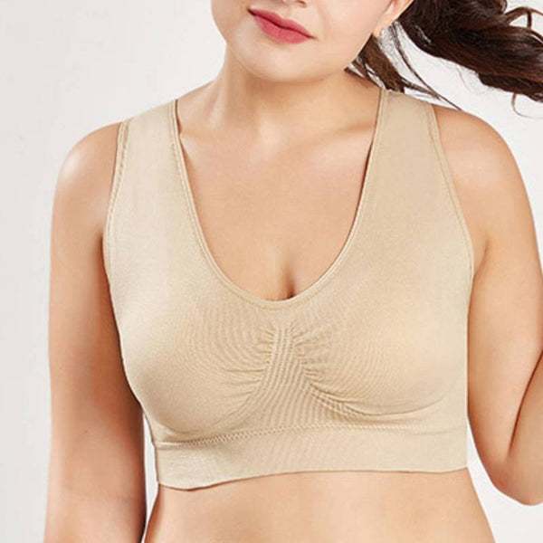Comfortable Seamless Brassiere With Pads for Ladies.