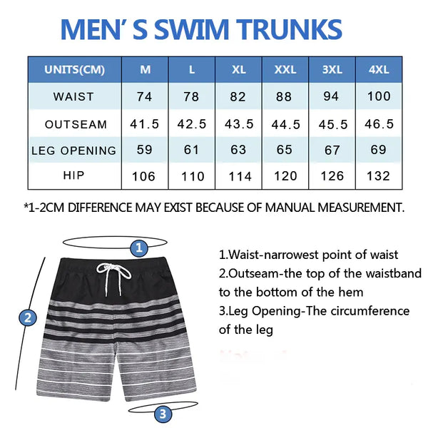 Drawstring Swimwear For Men