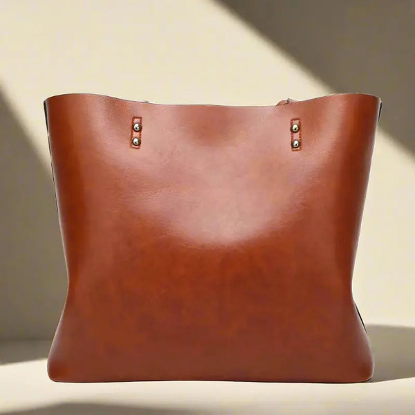 Leather Bucket Bag