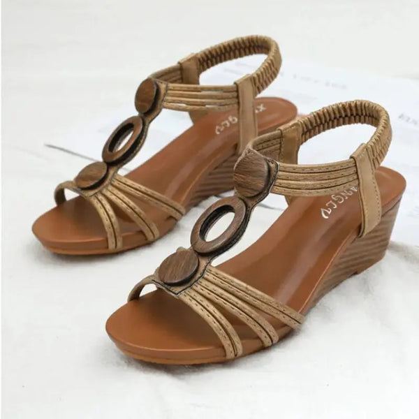 Summer Wedge Sandals.