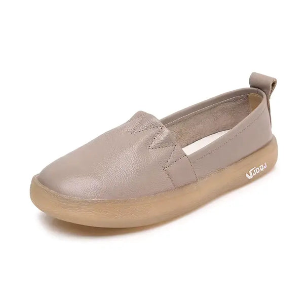 Authentic Leather Flat Shoes