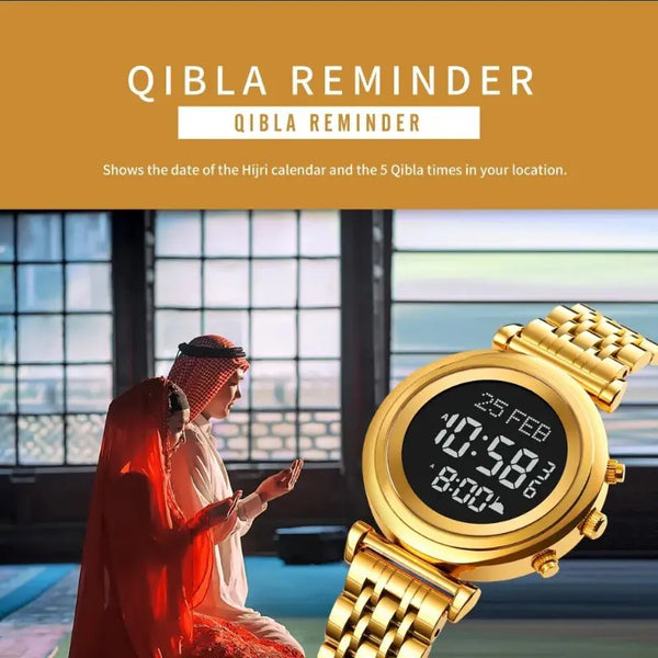 Qibla Display Watch For Ladies