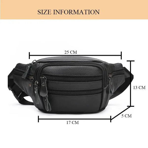 Genuine Leather Waist Bag