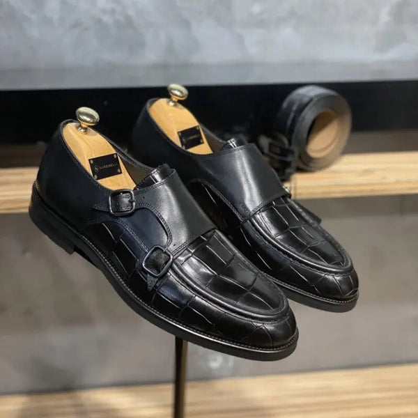 Formal Double Buckle Shoes for Men.