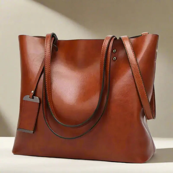 Leather Bucket Bag