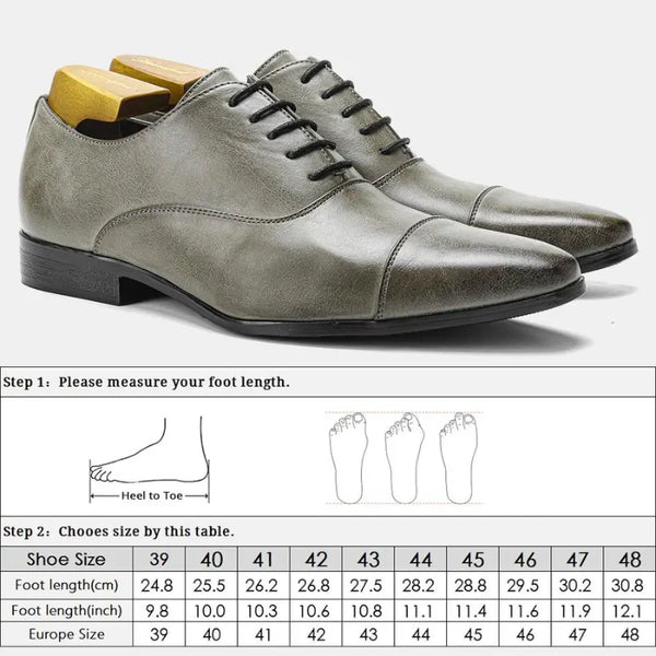 Business Stylish Leather Shoes For Men.