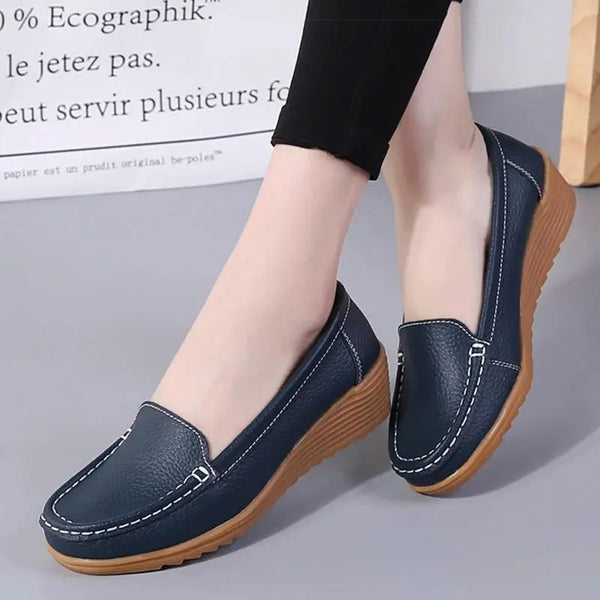 Genuine Leather Loafers.