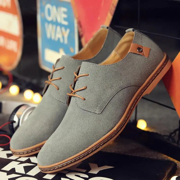 Leather Oxford Casual Shoes.