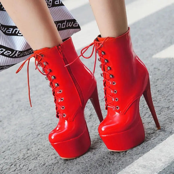 High Heels Ankle Winter Boots