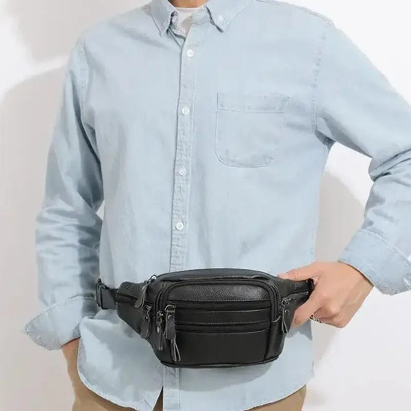 Genuine Leather Waist Bag