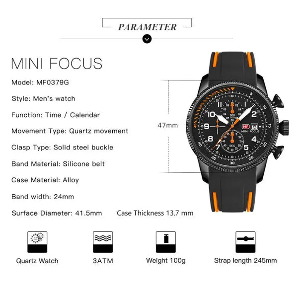 Chronograph Sport Wristwatch