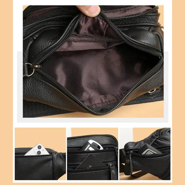 Genuine Leather Waist Bag