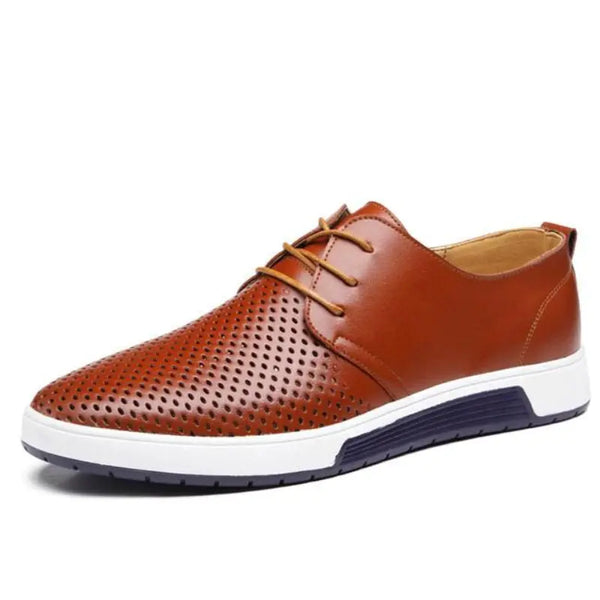 Summer Casual Leather Shoes.