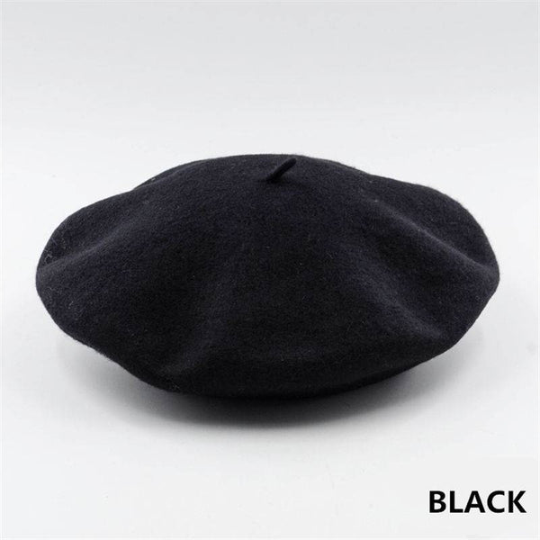 Warm Wool Winter Beret Hat